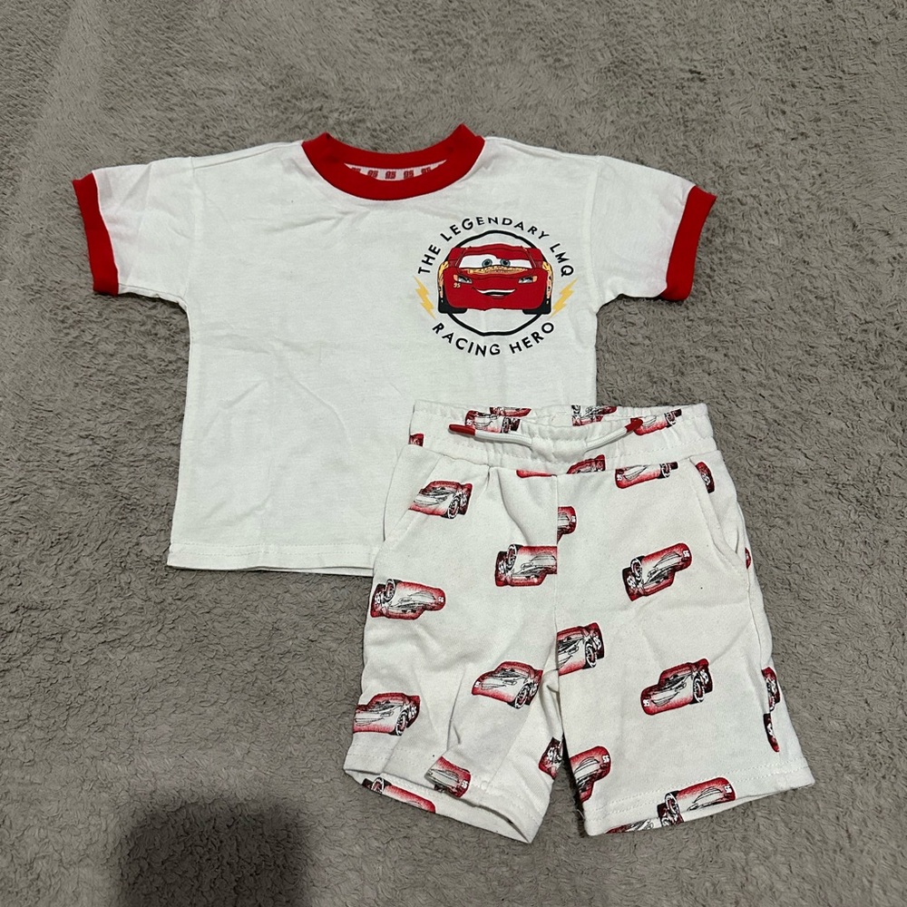 Disney cars matching set for toddler boy